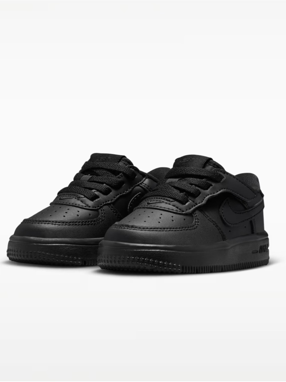Brand NEW NIB Nike Air Force 1 EasyOn Toddler Shoes Black 7C great gift sneakers